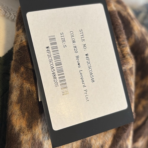 Asobio animal print jacket or topper sz S - Picture 4 of 5